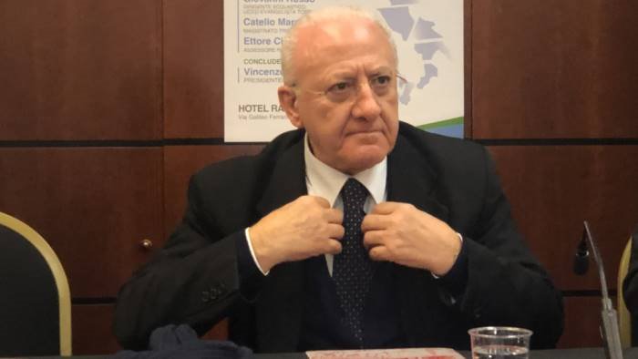 de luca ministro schillaci dobbiamo parlare dei fondi per la sanita del sud