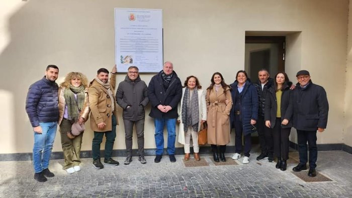 san valentino torio proseguono i lavori per il nuovo archivio comunale