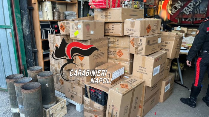 magazzino di botti illegali avrebbe potuto far saltare un intera palazzina