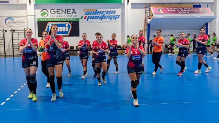 pallamano esordio vincente per cassan la jomi salerno batte dossobuono