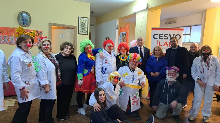 cesvolab consegna degli attestati del corso di clown terapia ad ariano