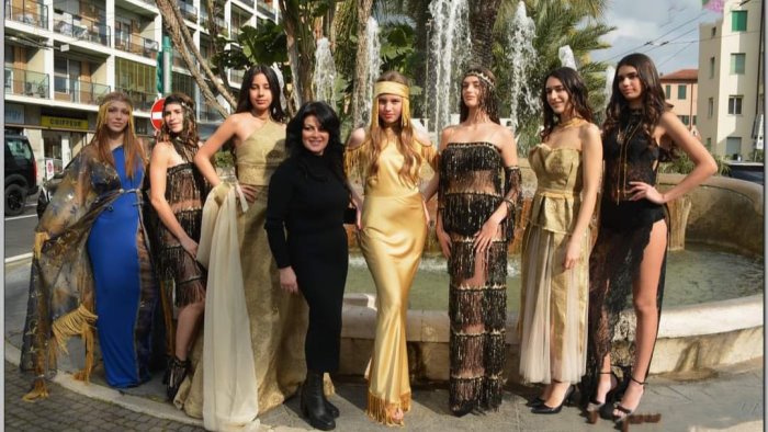 eccellenze stupisce tutti anche a sanremo la stilista irpina nella luongo