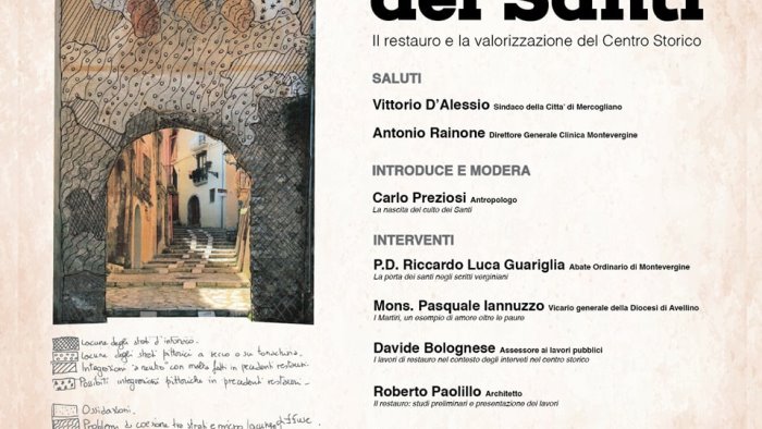 mercogliano l amministrazione annuncia il restauro della porta dei santi