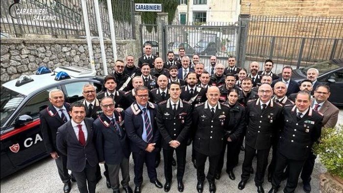 il generale la gala in visita ai carabinieri di amalfi presidio di legalita