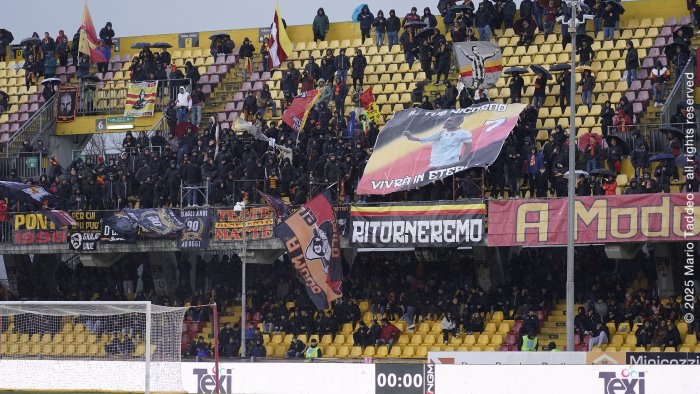 pari al vigorito tra benevento e messina le foto del match
