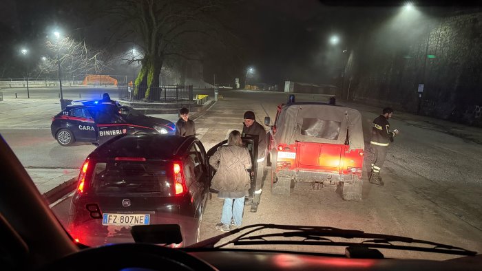 bloccati tra ghiaccio e neve nella notte a montevergine salvati dai vigili