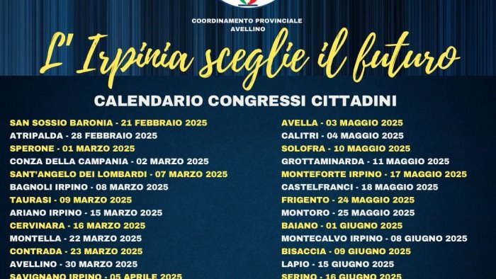 fruncillo fdi l irpinia si prepara a ospitare i congressi cittadini