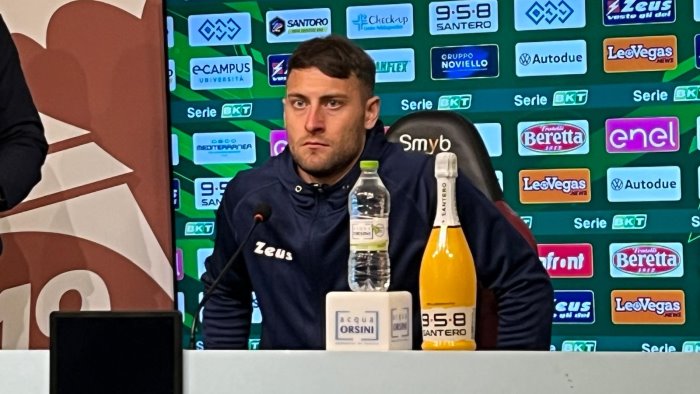 salernitana frosinone 1 1 cerofolini ripartiamo dal grande primo tempo fatto