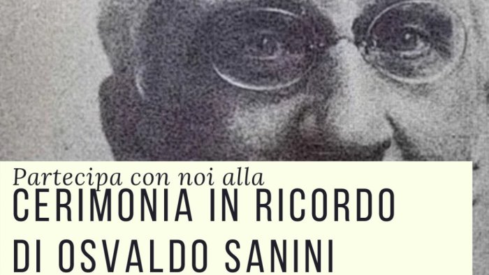 grottaminarda osvaldo sanini la targa sara ricollocata sulla casa in cui visse