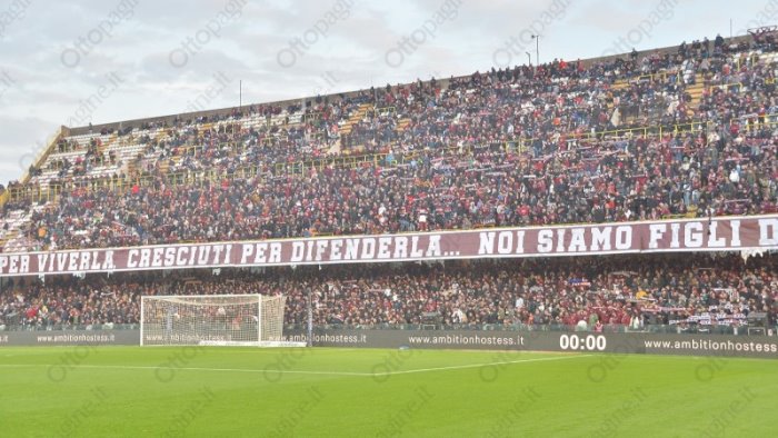 multa da 3mila euro alla salernitana mano pesante sul frosinone