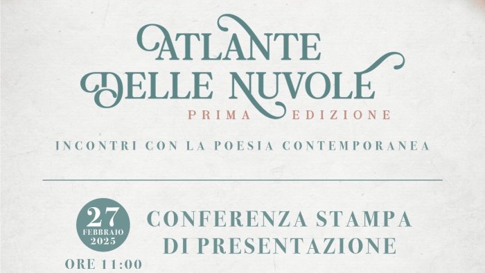 a benevento atlante delle nuvole incontri con la poesia contemporanea