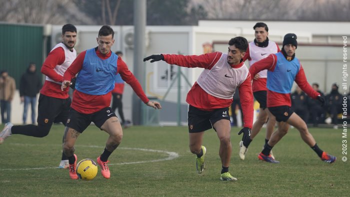 benevento stamattina allenamento a roma poi ritorno a casa