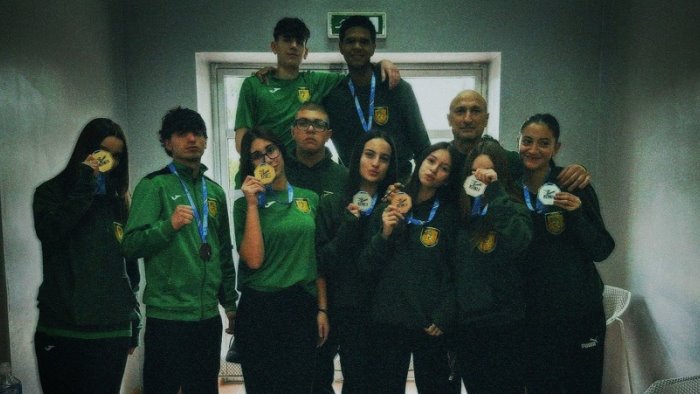 en plein di medaglie per l asd taekwondo avellino