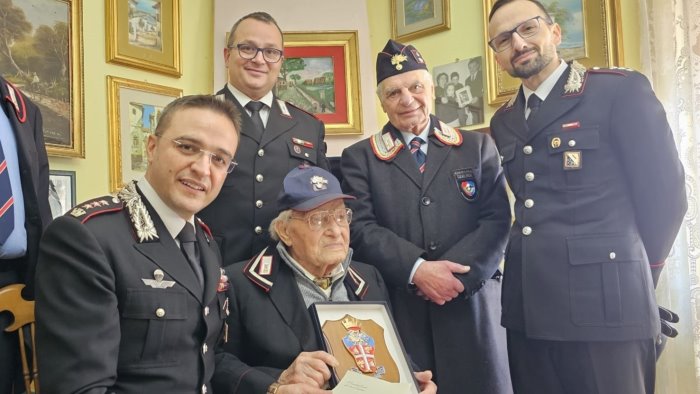 montemiletto 101 candeline per il carabiniere longevo pietro sordillo