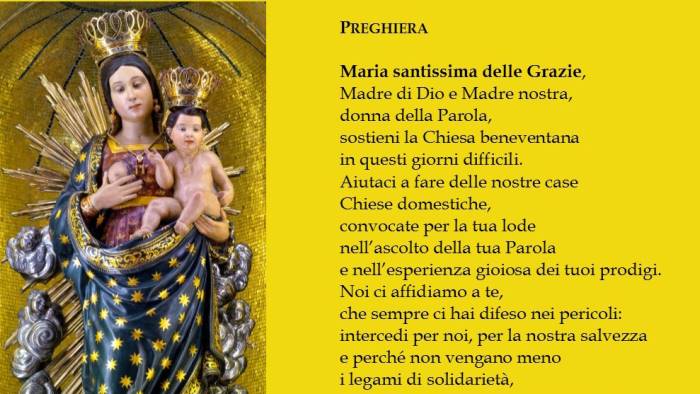 L Arcivescovo Scrive Una Preghiera Alla Madonna Delle Grazie Ottopagine It Benevento