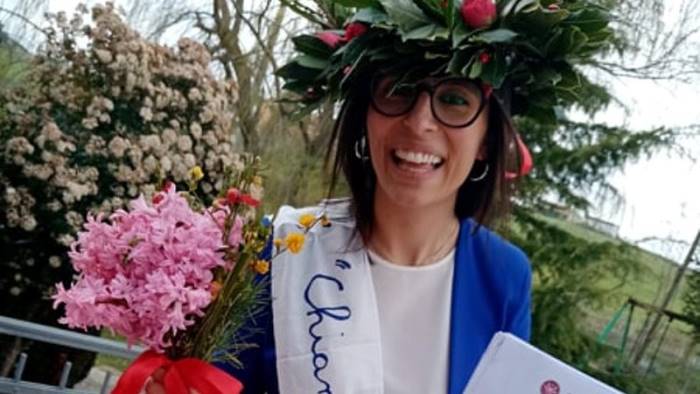 giulia de feo 110 e lode e grande orgoglio per zungoli