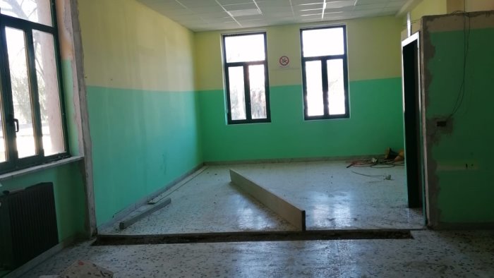 nocera inferiore procedono i lavori presso la scuola marrazzo