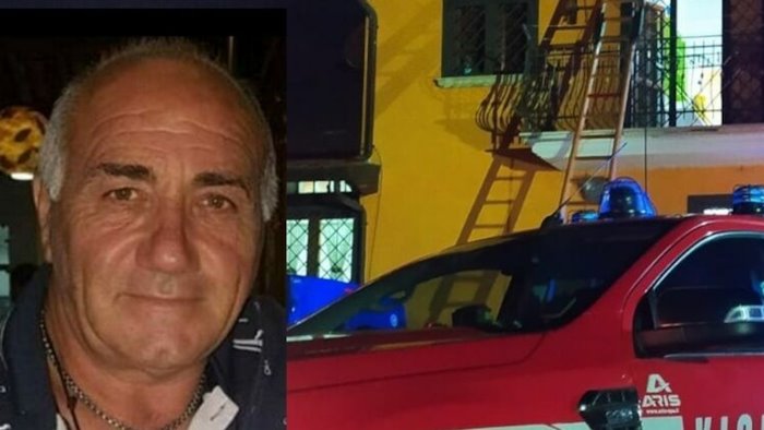 tetto in fiamme muore per un malore la tragedia di gerardo