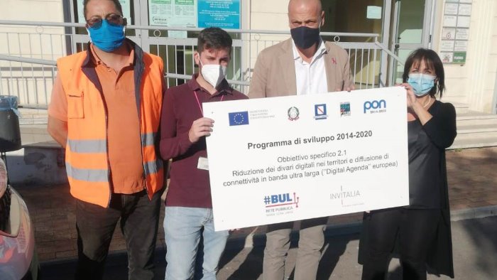 arriva la banda ultra larga a montecorvino pugliano