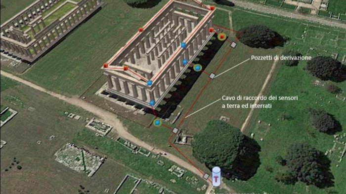 paestum on line il monitoraggio sismico del tempio di nettuno
