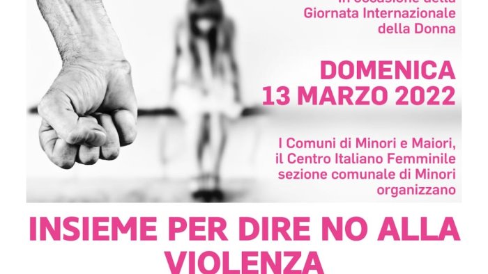 insieme per dire no alla violenza l evento a maiori