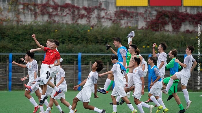 benevento l under 15 esulta i play off sono una certezza