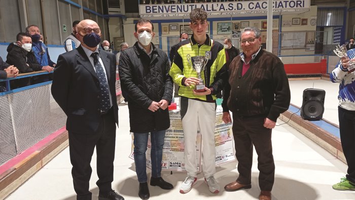 bocce circuito prestige junior in campania trionfano martini e piastra
