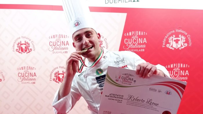 campionati di cucina italiana successo per roberto leone di grottaminarda