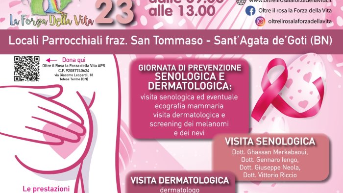 visite senologiche e dermatologiche gratuite a sant agata