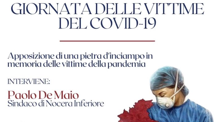 a nocera inferiore una pietra d inciampo in memoria delle vittime del covid 19