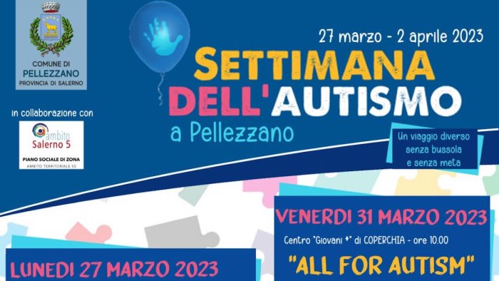 campagna di sensibilizzazione a pellezzano per la settimana dell autismo