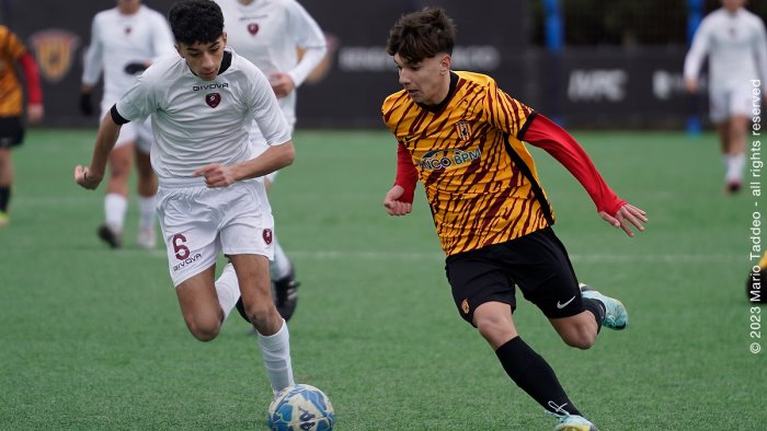 under 15 beffa nel finale per il benevento contro la salernitana