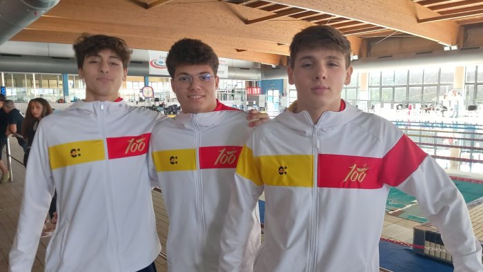 nuoto ottimi risultati per la check up rari nantes salerno