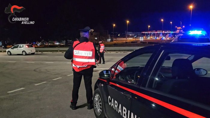 controlli dei carabinieri ad ariano irpino e comuni limitrofi due denunce