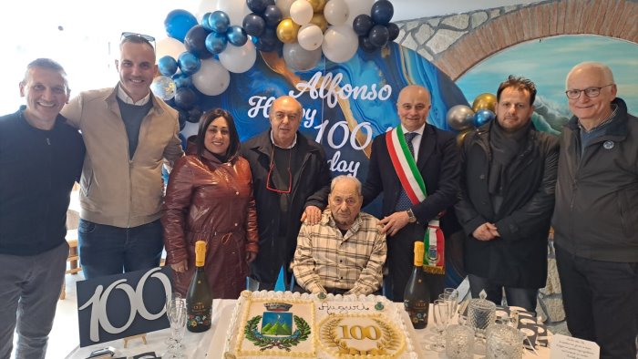 tramonti festa grande per i 100 anni di nonno alfonso giordano