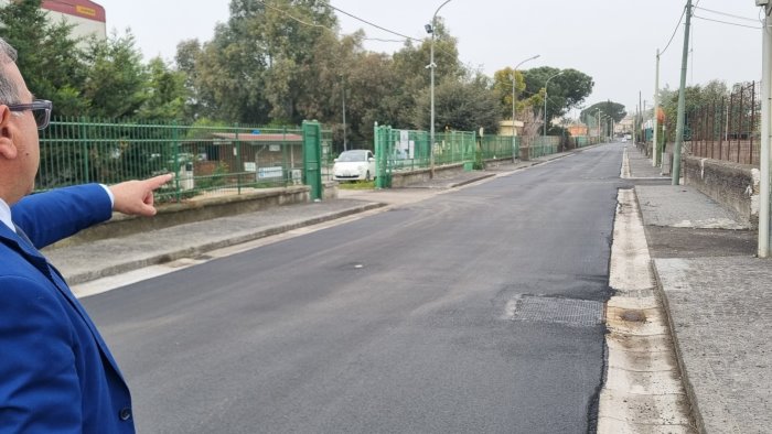 boscoreale ultimato il restyling di via gesuiti