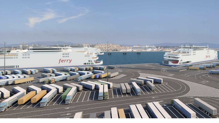 il nuovo porto commerciale di cagliari parlera salernitano