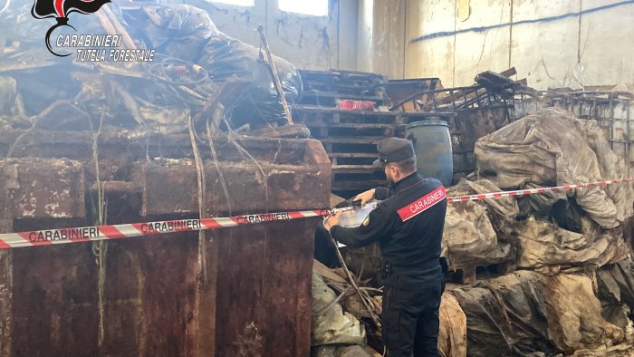 continuano i controlli sulla solofrana sequestrati 300 metri cubi di rifiuti