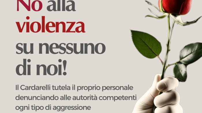cardarelli no alla violenza su nessuno di noi
