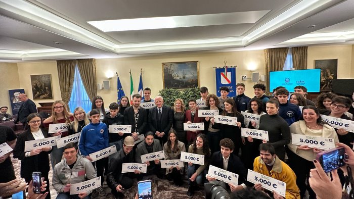 voucher per il sostegno ai talenti in campania ecco i protagonisti