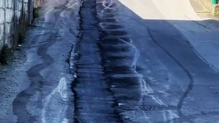 ariano mancato ripristino stradale a serra caso risolto