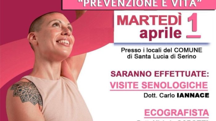 santa lucia di serino giornata di prevenzione con visite senologiche gratuite