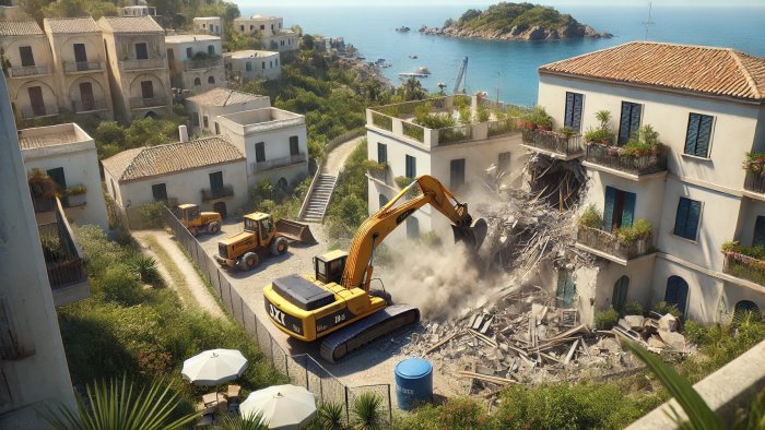 ischia la procura di napoli avvia una nuova serie di demolizioni
