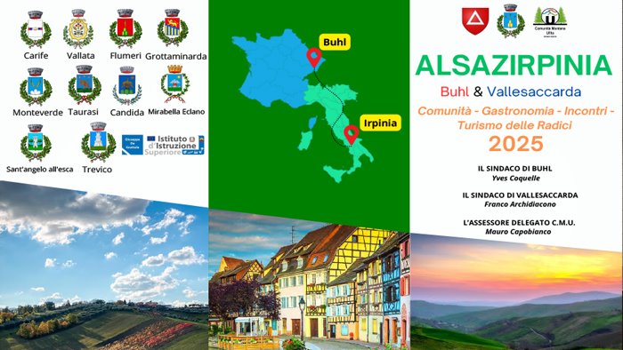 alsazirpinia 2025 vallesaccarda e buhl celebrano le radici e l enogastronomia
