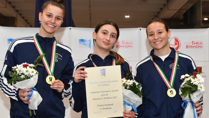 ll club scherma salerno riscrive la storia doppio titolo italiano nel fioretto