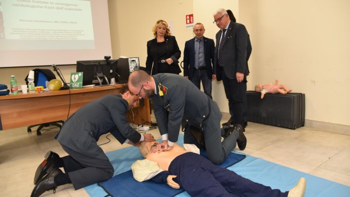 corso di formazione di primo soccorso per i finanzieri della campania