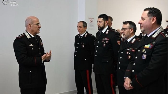 il generale la gala in visita alla compagnia di mercato san severino