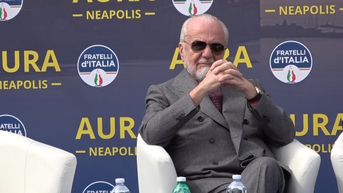 de laurentiis stadio non vorrei lasciare il maradona ma