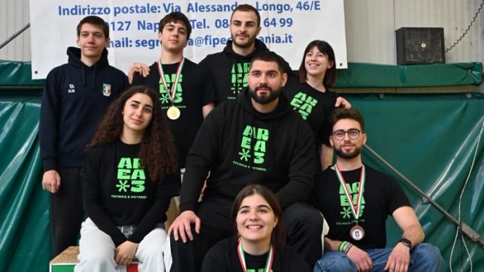 pesistica ottimi risultati per area 3 asd alle qualificazioni regionali