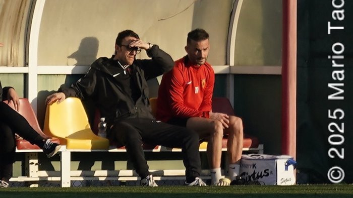 benevento seduta mattutina lanini si e allenato